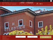 Tablet Screenshot of hotelatlantica.it